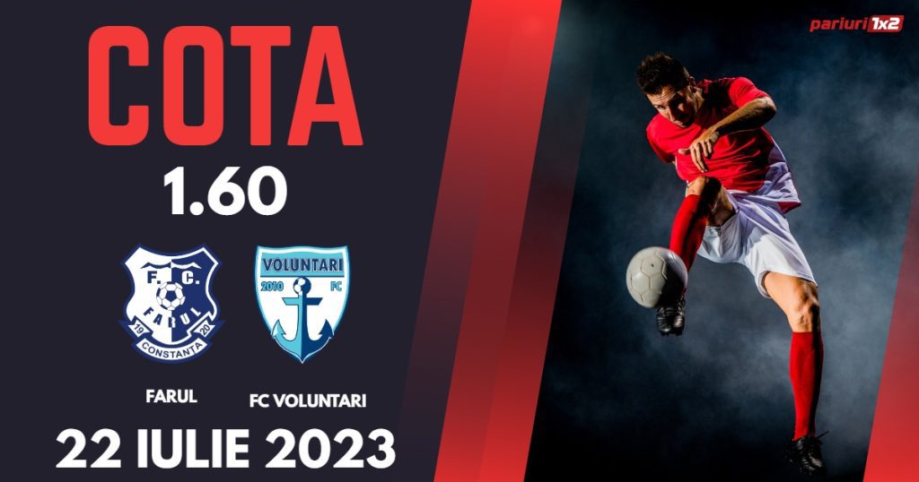 Farul – FC Voluntari: Ponturi Pariuri Fotbal România SuperLiga, 22.07.2023 »»