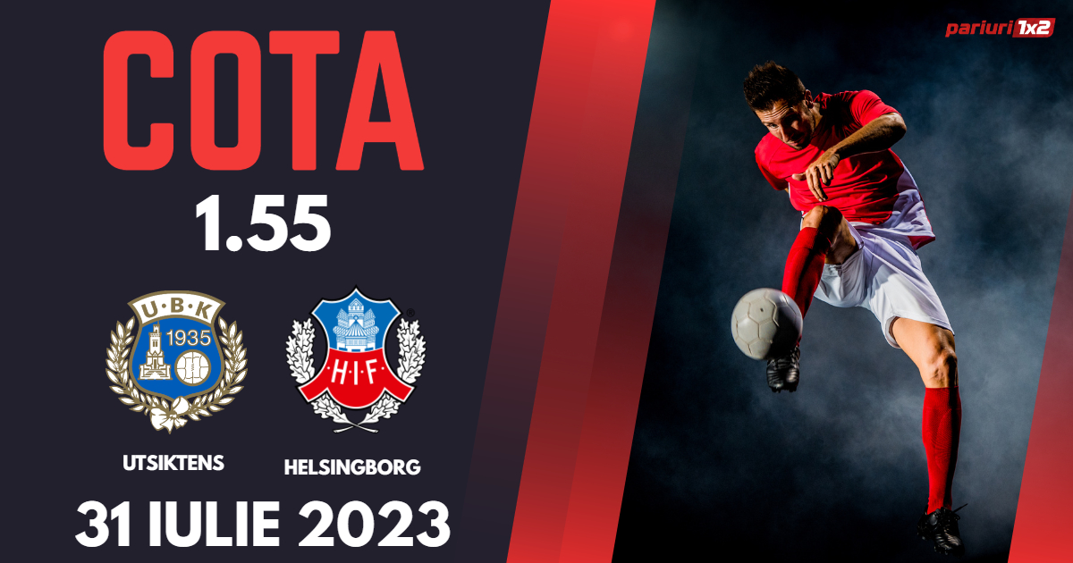Utsiktens – Helsingborg, Ponturi Pariuri Fotbal Suedia, 31.07.2023