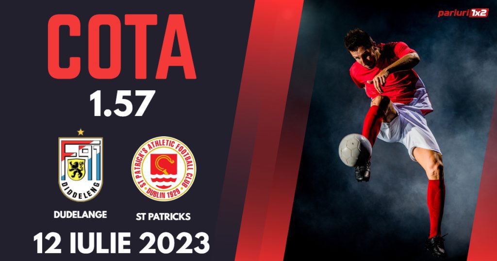 Dudelange – St. Patricks, Ponturi Pariuri Fotbal Conference League, 12.07.2023