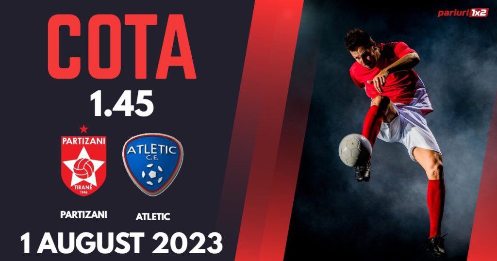 Partizani Tirana – Atletic Escalades: Ponturi Pariuri Fotbal Conference League, 01.08.2023 »»
