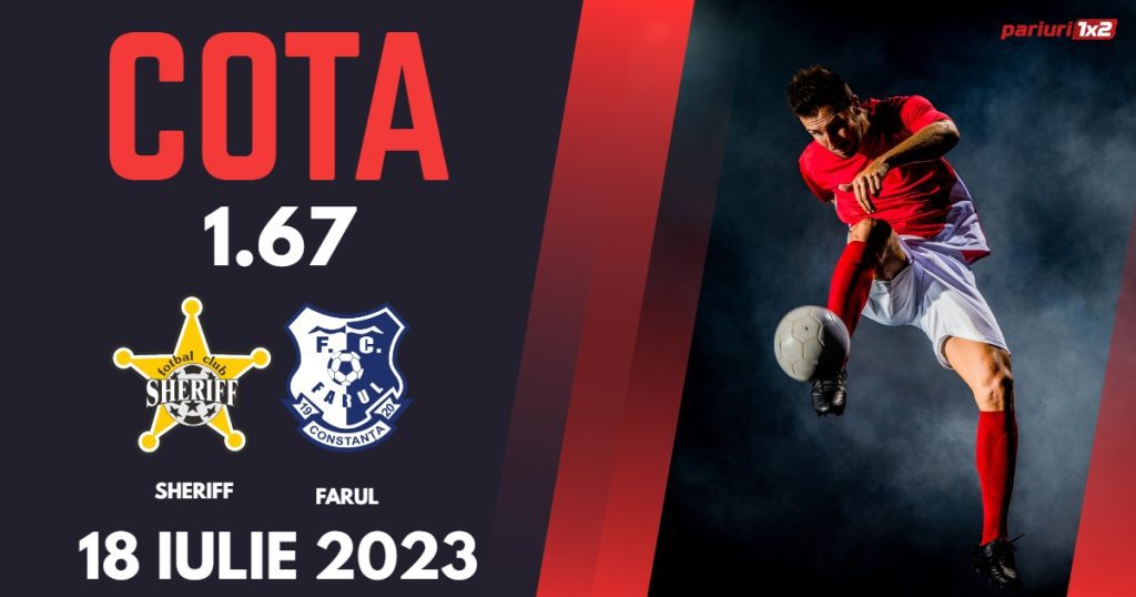 Sheriff Tiraspol – Farul Constanța: Ponturi Pariuri Fotbal Liga Campionilor, 18.07.2023 »»