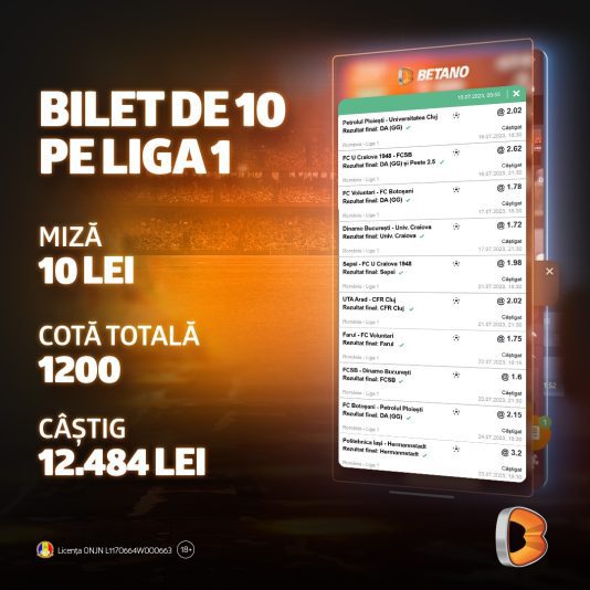 bilet de 10 liga 1