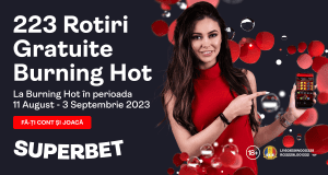 superbet 233 rotiri gratuite burning hot