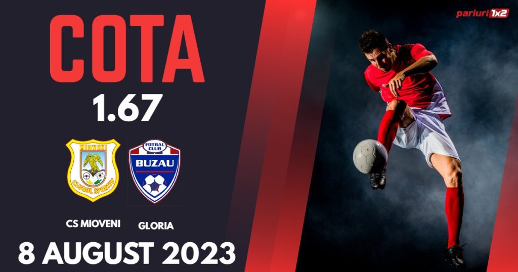CS Mioveni – Gloria Buzău: Ponturi Pariuri Fotbal România Liga 2, 08.08.2023 »»