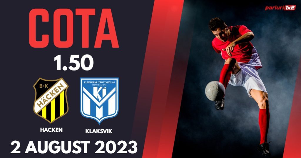 Hacken – Klaksvik: Ponturi Pariuri Fotbal Champions League, 02.08.2023 »»