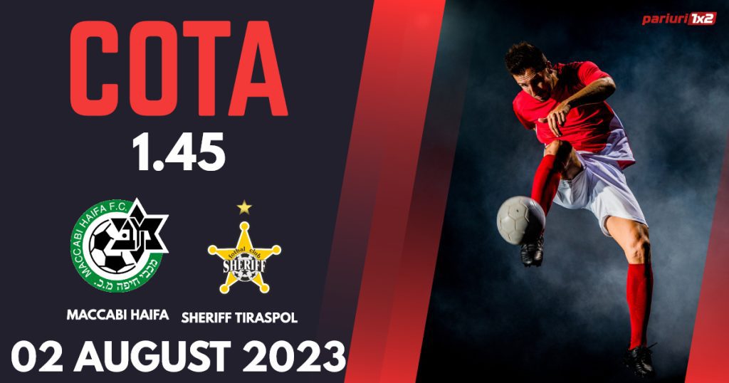 Maccabi Haifa – Sheriff Tiraspol, Ponturi Pariuri Fotbal Liga Campionilor, 02.08.2023