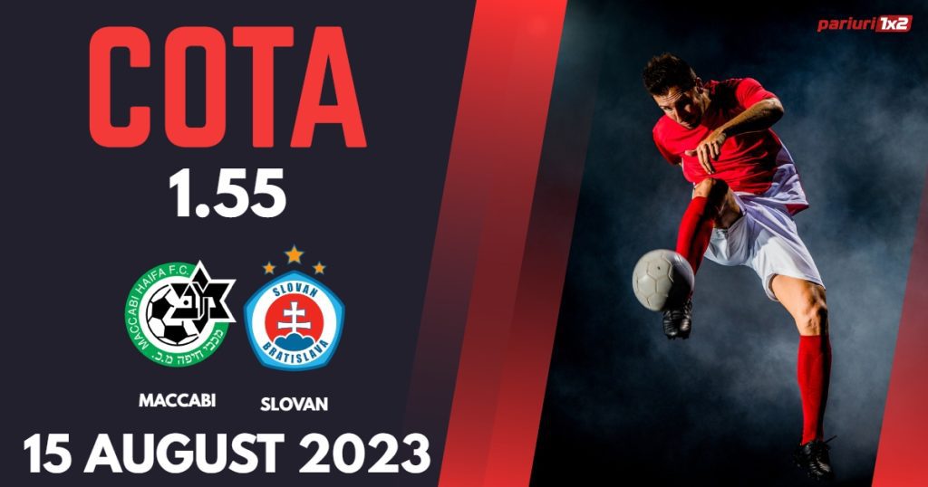 Maccabi Haifa – Slovan Bratislava: Ponturi Pariuri Fotbal Champions League, 15.08.2023 »»