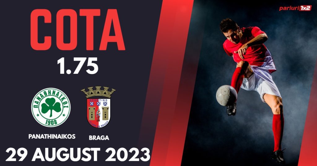 Panathinaikos – Braga: Ponturi Pariuri Champions League, 29 august 2023 »»