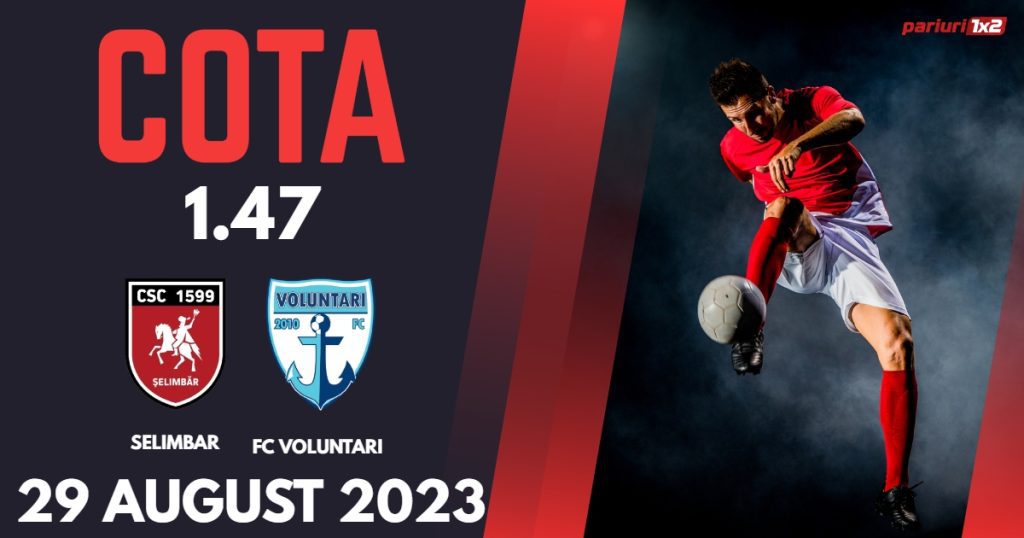 CSC 1599 Șelimbăr – FC Voluntari: Ponturi Pariuri Cupa României, 29 august 2023 »»