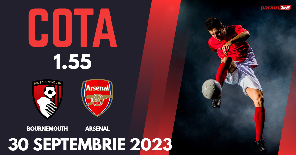 Pronostic Bournemouth Arsenal - Premier League - 30/09/2023