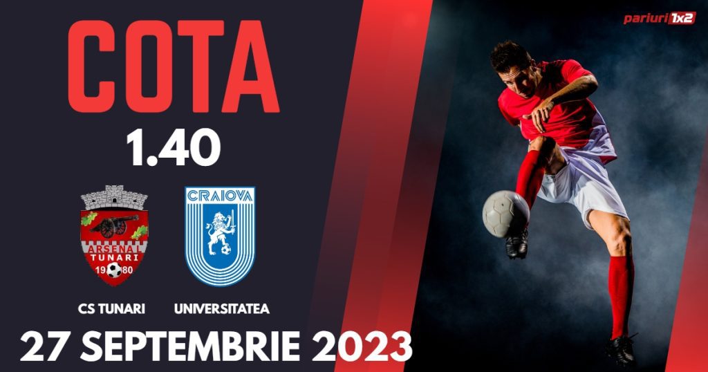 CS Tunari – Universitatea Craiova: Ponturi Pariuri Fotbal Cupa României, 27.09.2023 »»