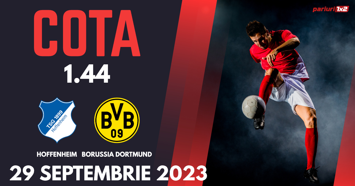 Hoffenheim – Borussia Dortmund, Ponturi Pariuri Fotbal Bundesliga, 29.09.2023