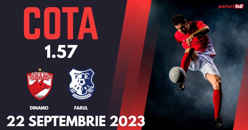 Dinamo – Farul: Ponturi Pariuri Fotbal SuperLiga, 22.09.2023 »»