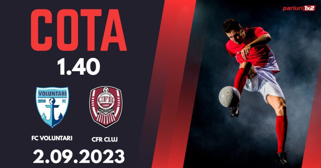 FC Voluntari – CFR Cluj: Ponturi Pariuri SuperLiga, 02.09.2023 »»