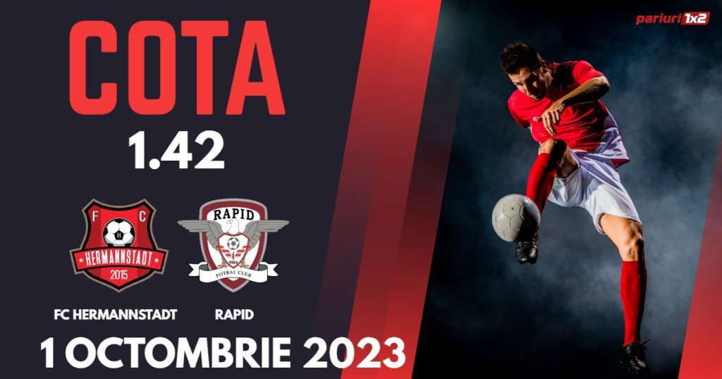 FC Hermannstadt – Rapid: Ponturi Pariuri Fotbal SuperLiga, 01.10.2023 »»
