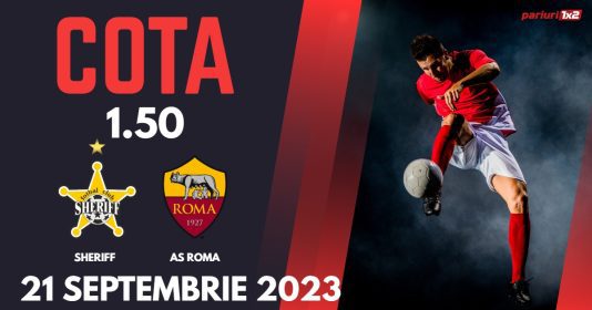 Sheriff - AS Roma, Ponturi Pariuri Europa League, 21.09.2023