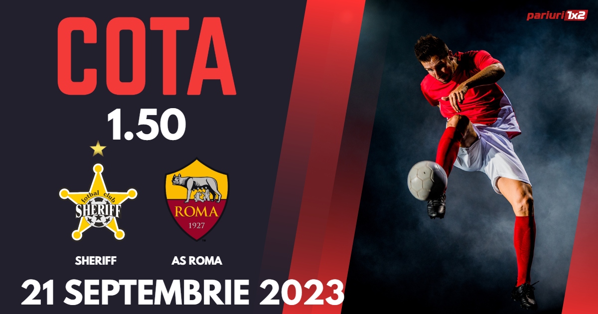 Sheriff - AS Roma, Ponturi Pariuri Europa League, 21.09.2023