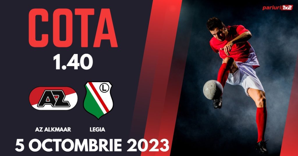 AZ Alkmaar – Legia Varșovia: Ponturi Pariuri Fotbal Europa Conference League, 05.10.2023 »»