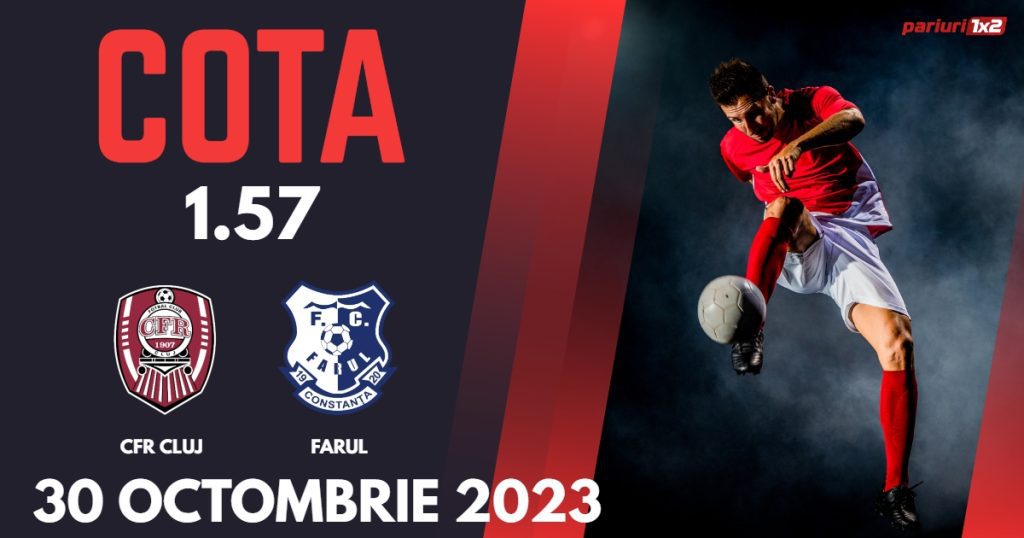 CFR Cluj – Farul: Ponturi Pariuri Fotbal SuperLiga, 30.10.2023 »»