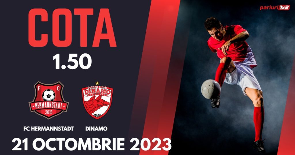 FC Hermannstadt – Dinamo: Ponturi Pariuri Fotbal SuperLiga, 21.10.2023 »»