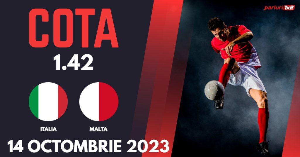 Italia – Malta, Ponturi Pariuri Fotbal Calificari EURO 2024, 14.10.2023