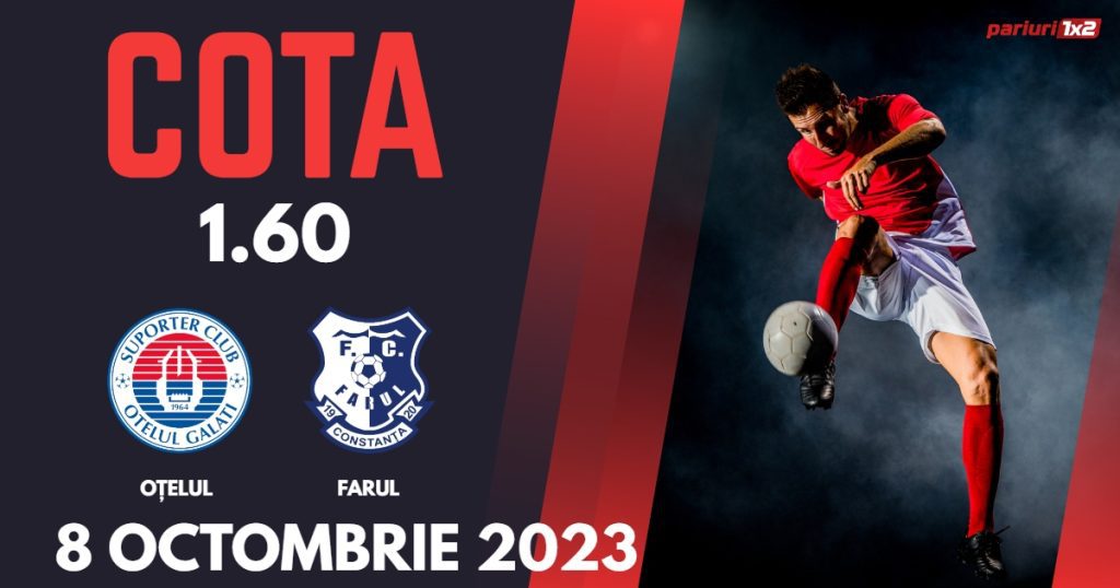 Oțelul – Farul: Ponturi Pariuri Fotbal SuperLiga, 08.10.2023 »»