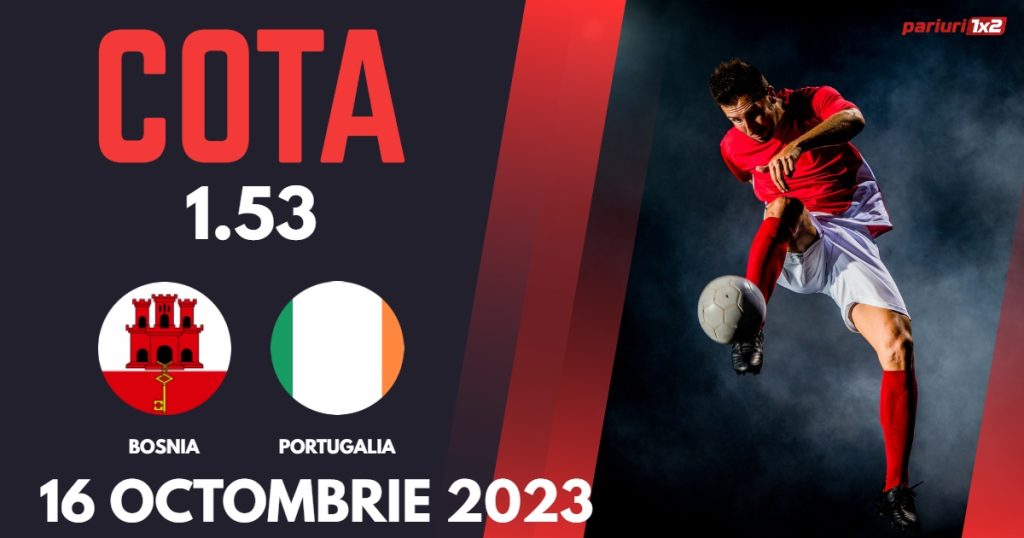Gibraltar – Irlanda: Ponturi Pariuri Fotbal Preliminarii EURO 2024, 16.10.2023 »»