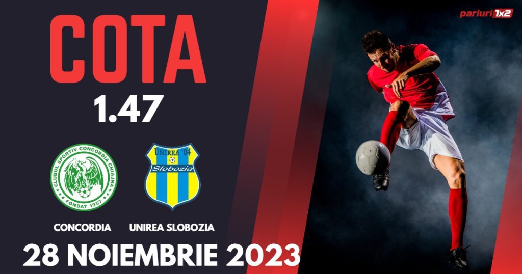 Concordia Chiajna – Unirea Slobozia: Ponturi Pariuri Fotbal Liga 2, 28.11.2023 »»
