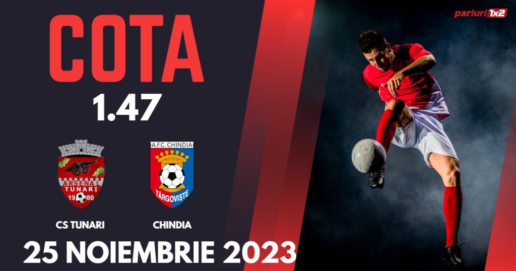 CS Tunari – Chindia: Ponturi Pariuri Fotbal Liga 2, 25.11.2023 »»