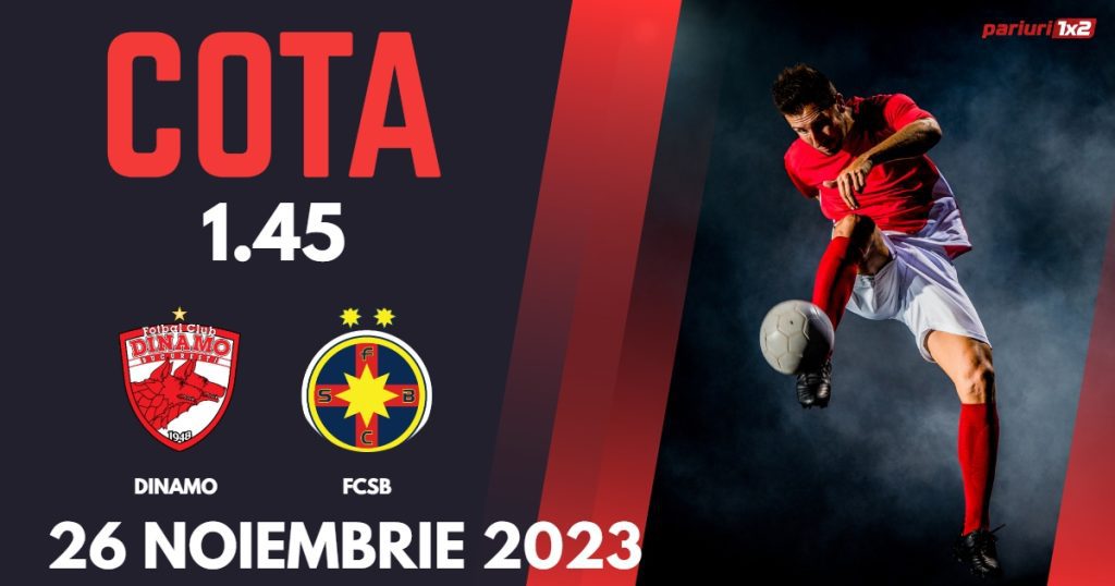 Dinamo – FCSB: Ponturi Pariuri Fotbal SuperLiga, 26.11.2023 »»