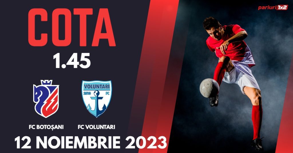 FC Botoșani – FC Voluntari: Ponturi Pariuri Fotbal SuperLiga, 12.11.2023 »»