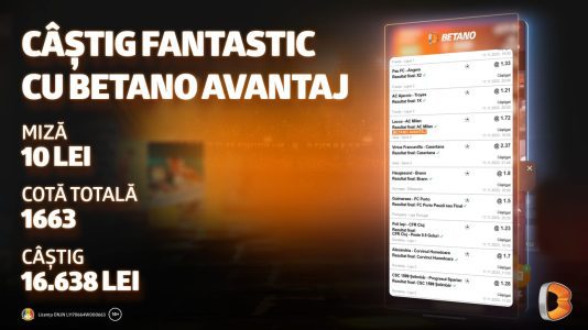 Câștig fabulos la pariuri sportive