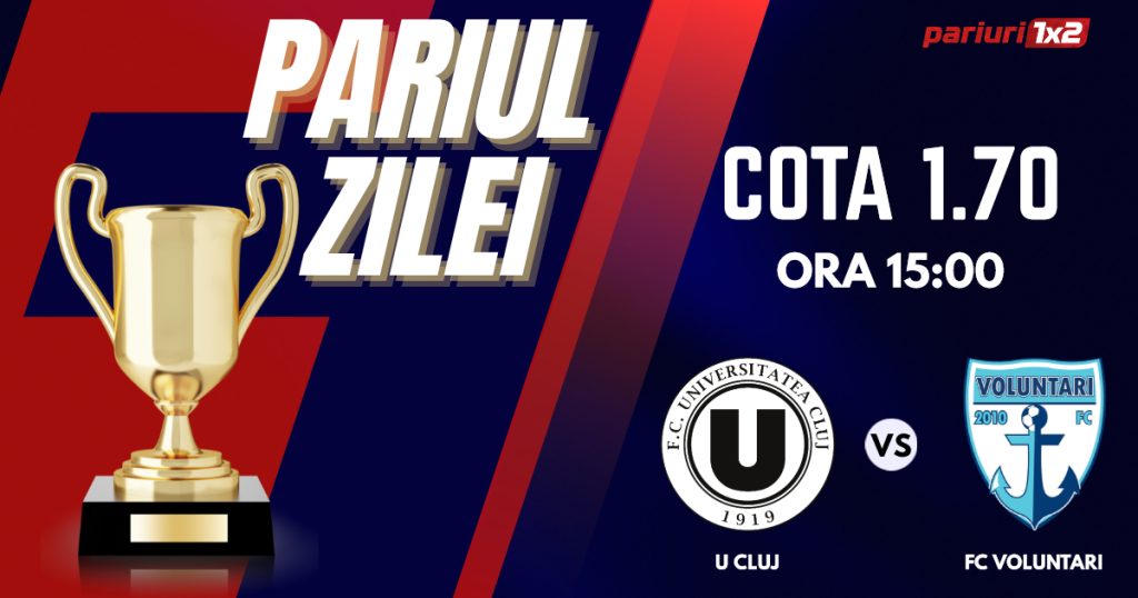 Pariul Zilei, 05 noiembrie: Profitul vine din Superliga! Astăzi U Cluj – FC Voluntari