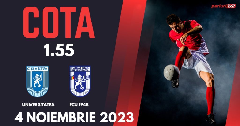 Universitatea Craiova – FCU 1948: Ponturi Pariuri Fotbal SuperLiga, 04.11.2023 »»