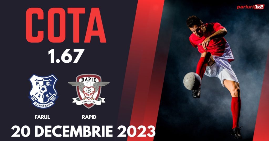 Farul – Rapid: Ponturi Pariuri Fotbal SuperLiga, 20.12.2023 »»