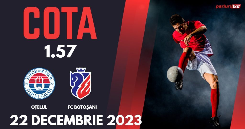 Oțelul Galați – FC Botoșani: Ponturi Pariuri Fotbal SuperLiga, 22.12.2023 »»