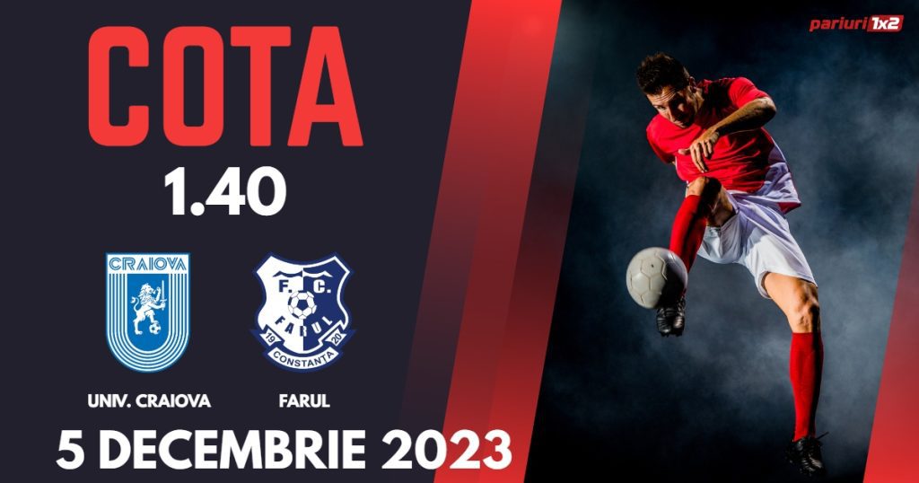 Univ. Craiova – Farul: Ponturi Pariuri Fotbal Cupa României, 05.12.2023 »»