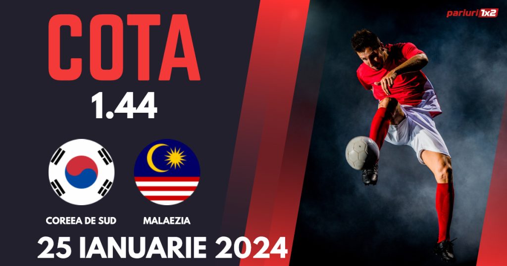 Coreea de Sud – Malaezia, Ponturi Pariuri Fotbal Cupa Asiei, 25.01.2024