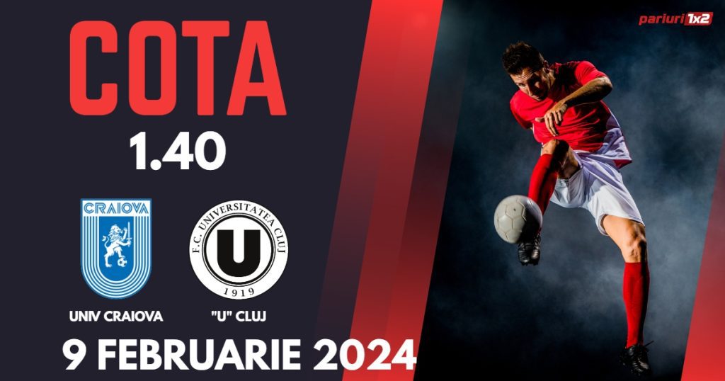 Universitatea Craiova – „U” Cluj, Ponturi Pariuri Fotbal Superliga, 09.02.2024
