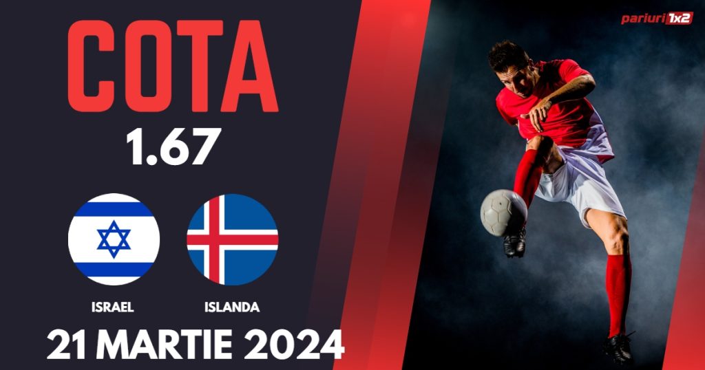 Israel – Islanda, Ponturi Pariuri Fotbal preliminarii EURO 2024, 21.03.2024