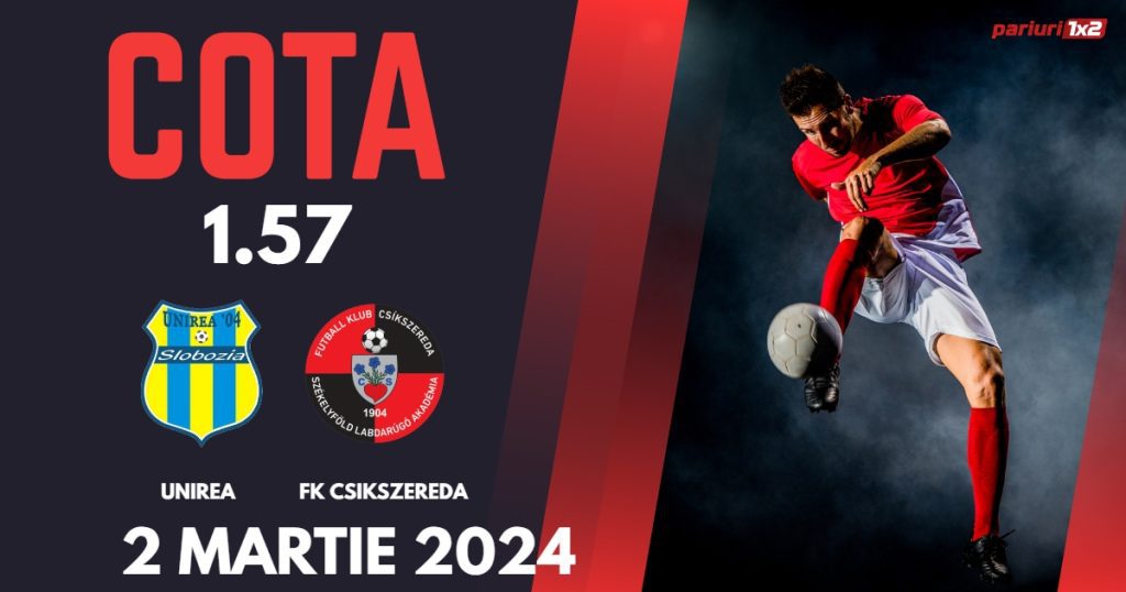 Unirea Slobozia – FK Csikszereda, Ponturi Pariuri Fotbal Liga 2, 02.03.2024