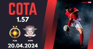 FCSB – Rapid, Ponturi Pariuri Fotbal Play-off SuperLiga, 20.04.2024