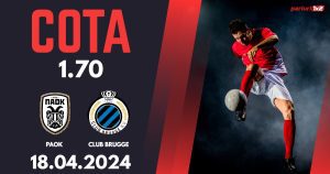 PAOK – Club Brugge, Ponturi Pariuri Fotbal Europa Conference League, 18.04.2024