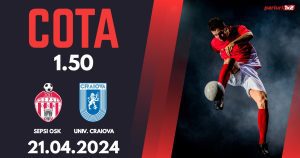 Sepsi OSK – Univ. Craiova, Ponturi Pariuri Fotbal Play-off SuperLiga, 21.04.2024