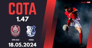 CFR Cluj – Farul, Ponturi Pariuri Fotbal Play-off SuperLiga, 18.05.2024