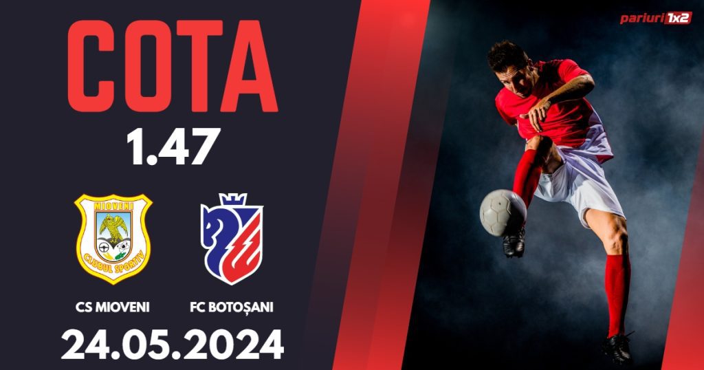 CS Mioveni – FC Botoșani, Ponturi Pariuri Fotbal Baraj SuperLiga, 24.05.2024