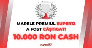 Super12 »» A doua săptămână la rând în care s-a câștigat marele premiu de 10.000 lei CASH!