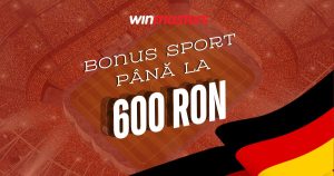 Winmasters îți oferă până la 600 RON Bonus Sport!