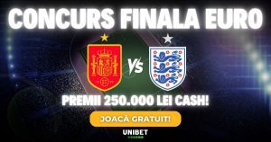 Spania - Anglia: Concurs cu PREMII 250.000 RON pentru finala Euro 2024!