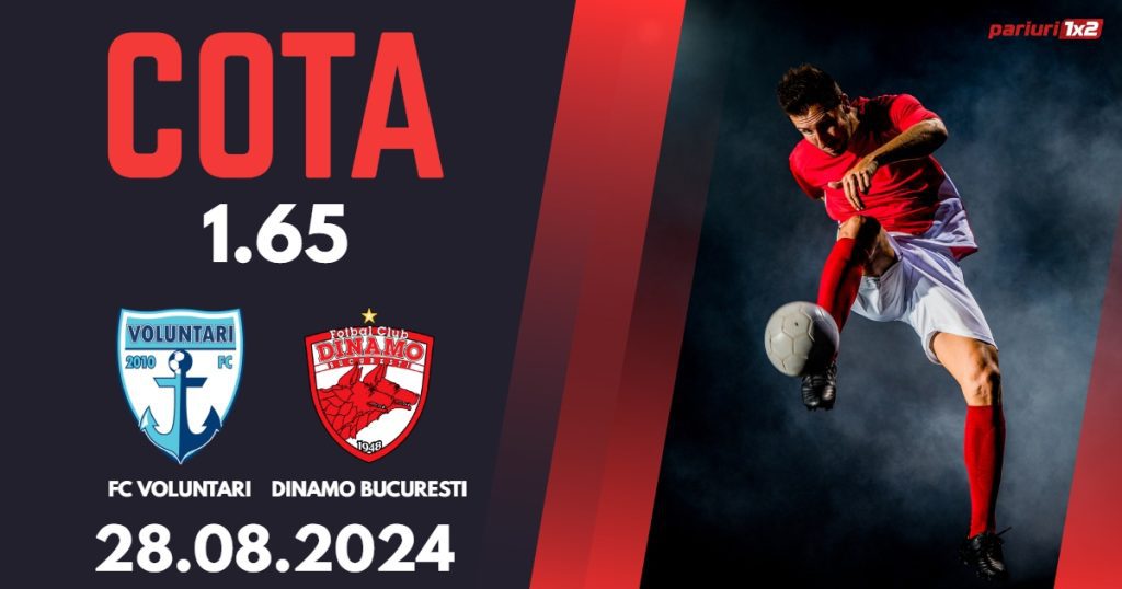 Voluntari – Dinamo, Ponturi Pariuri Fotbal Cupa Romaniei, 28.08.2024
